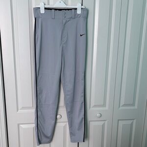 Nike Men's Light Gray New (no tags) Baseball Pants Size S Inseam 30”